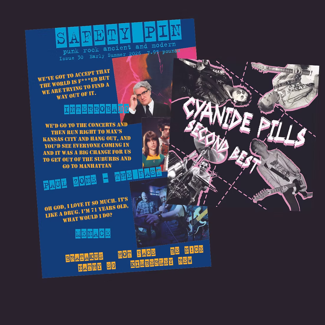 Safety Pin #30 with with Cyanide Pills 7"